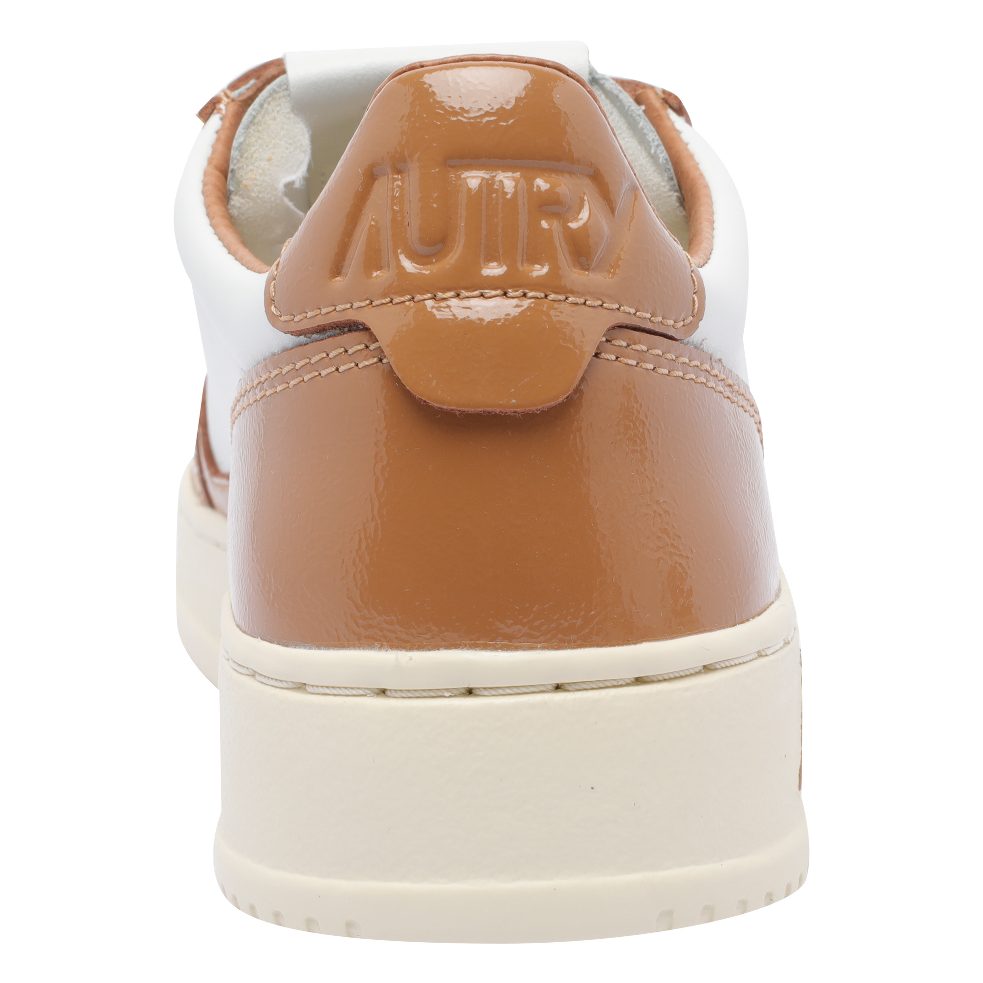 Autry Multicolour Leather Sneakers In White