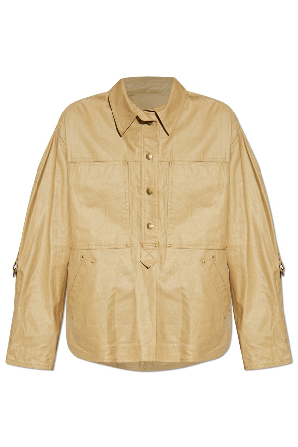 Isabel Marant Florida Shirt In Nude