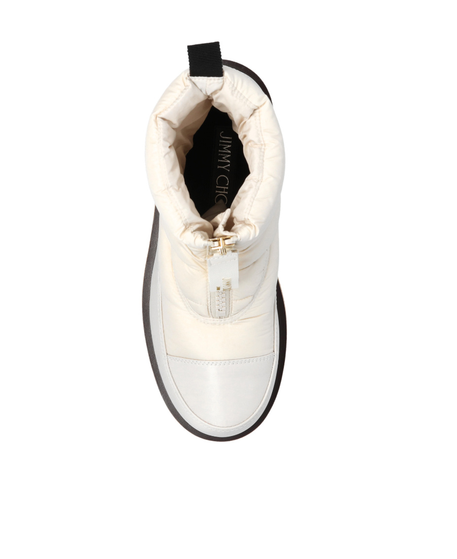 Shop Jimmy Choo Kai Padded Boots In White