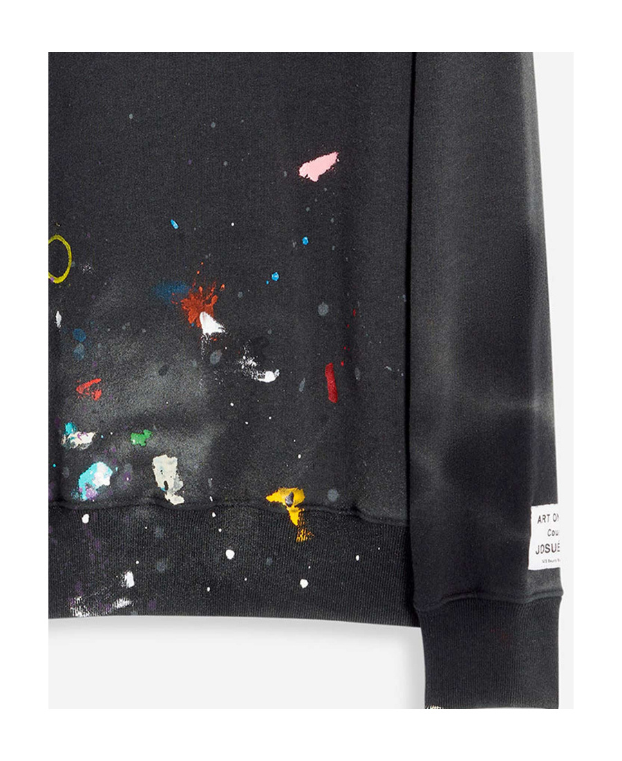 Lanvin Logo-print Pullover Hoodie In Black