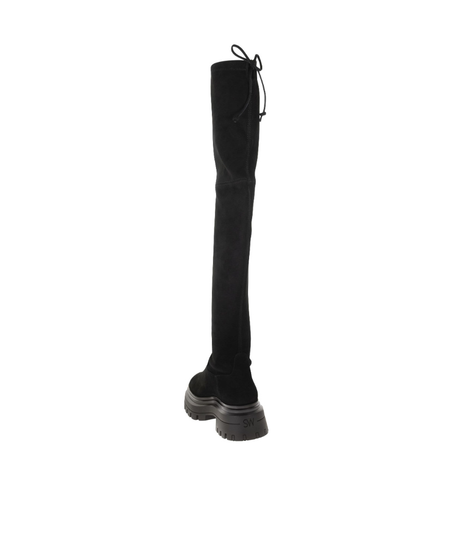 Stuart Weitzman Tie-fastened Thigh High Boots In Black