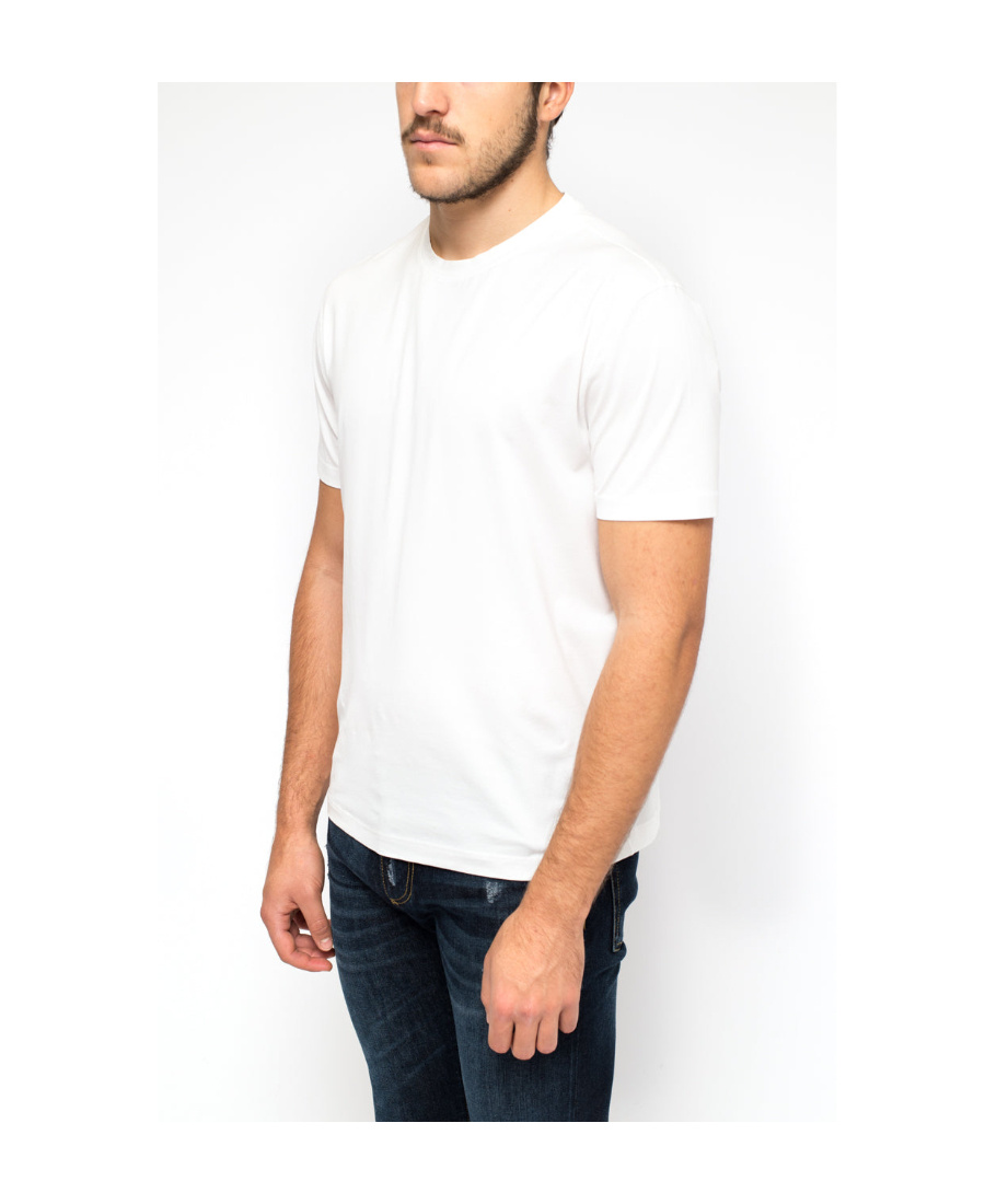 Prada Logo-embroidered Crew-neck T-shirt In White