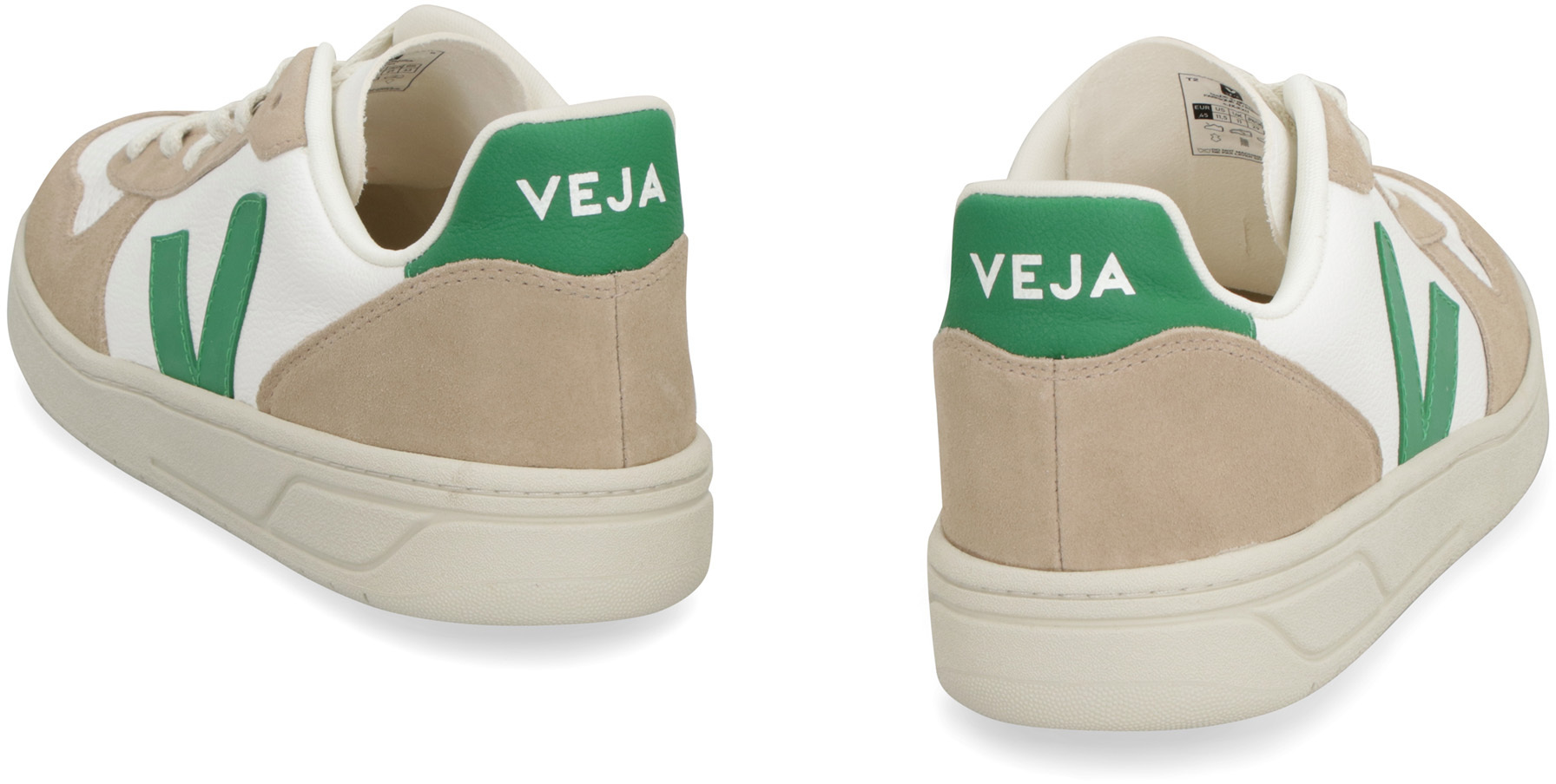 Veja Colour-block Low-top Sneakers In White