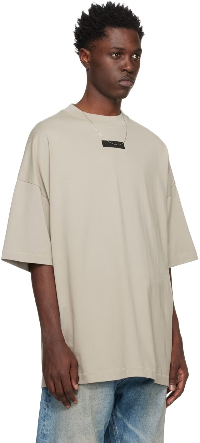 Essentials Open-necked Black Shirt In Nude