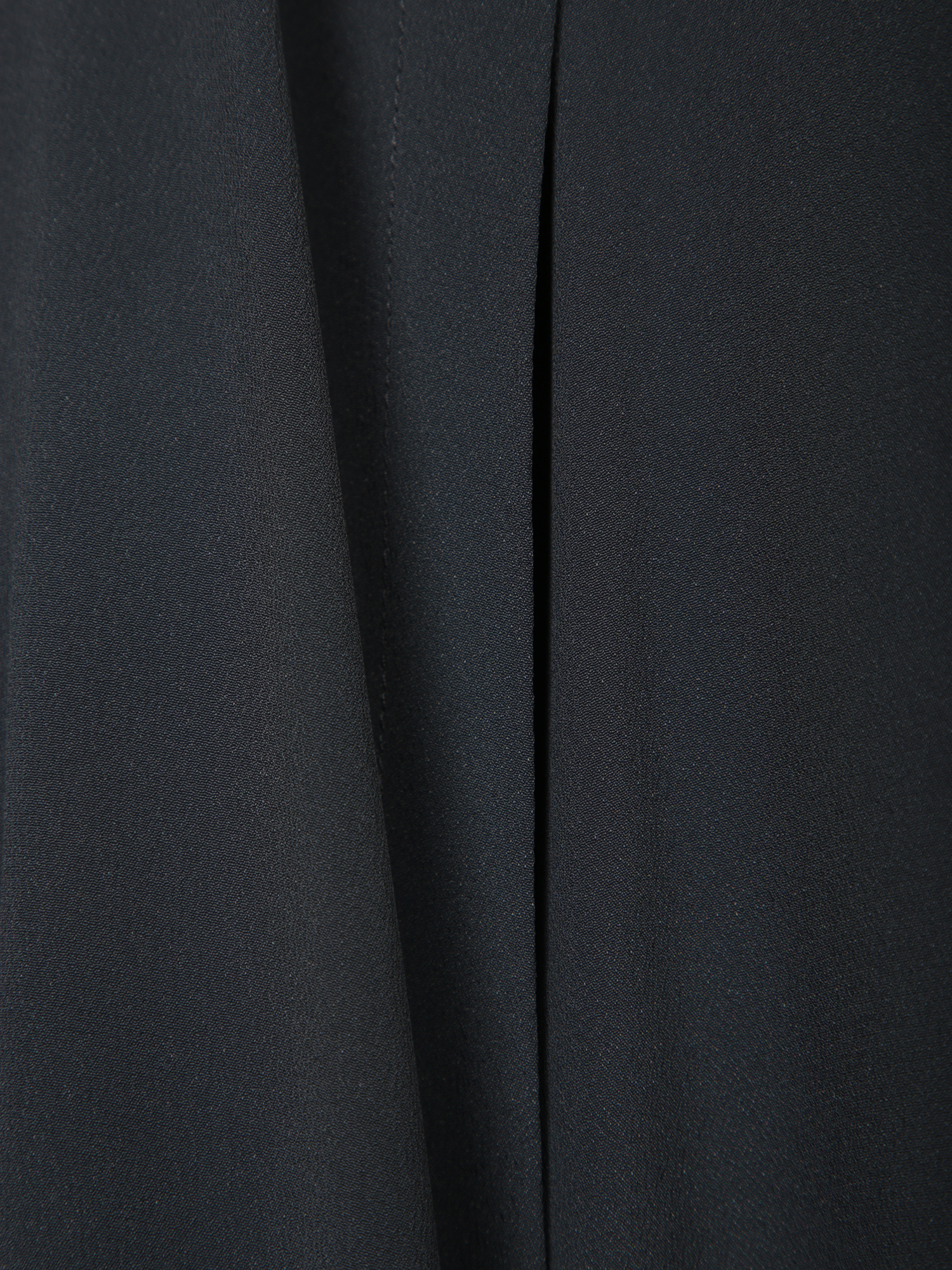 Federica Tosi Tie-cuff V-neck Top In Black