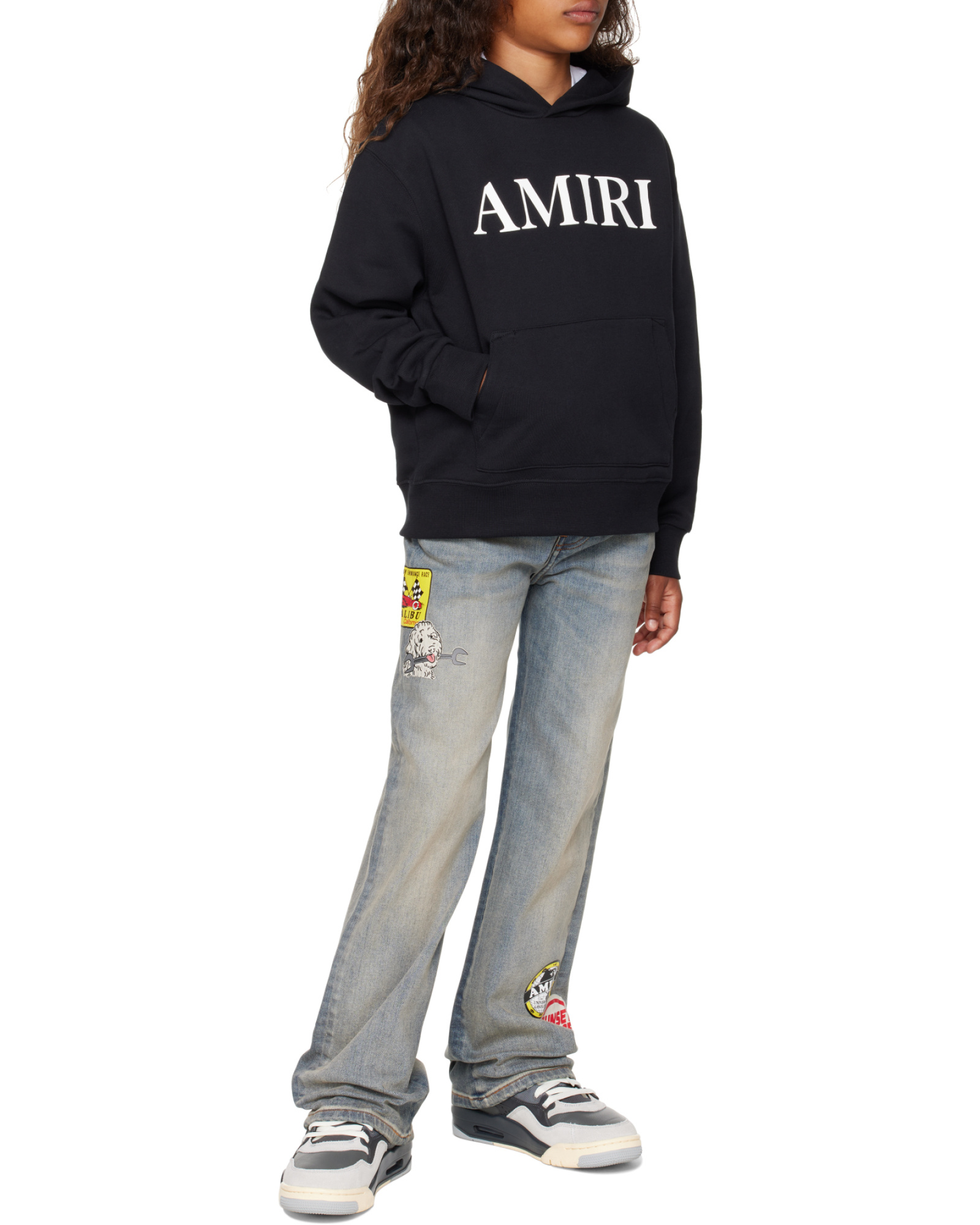 Amiri Logo Hoodie In Black