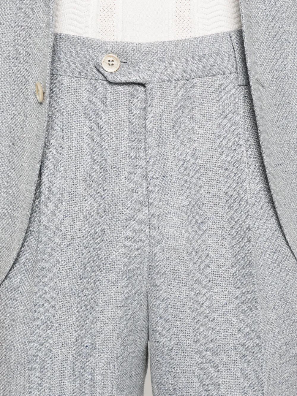 Brunello Cucinelli Single-breasted Blazer In White