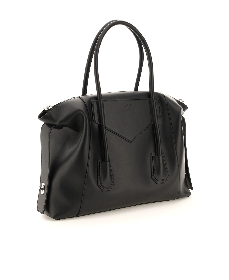 Givenchy Logo Handbag In Black