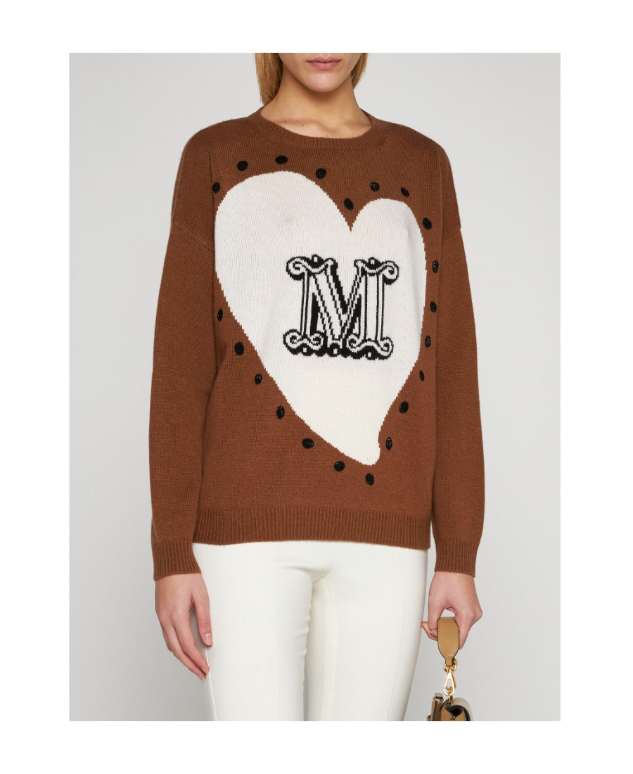 MAX MARA PANARIA LONG-SLEEVED KNITTED SWEATER 