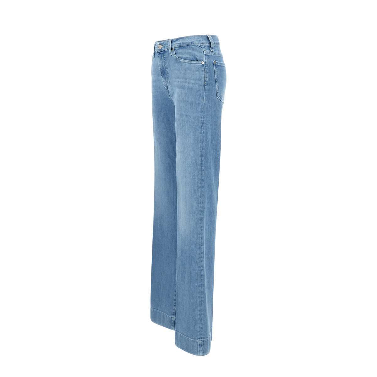 7 For All Mankind Flare Jeans In Blue