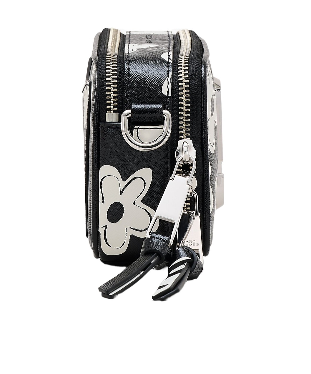 Marc Jacobs Zippered Shoulder Bag In Black