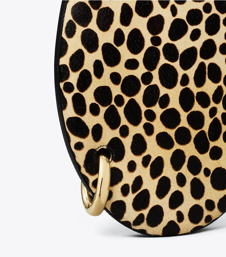 Tory Burch Small Pierced Shoulder Bag In Black