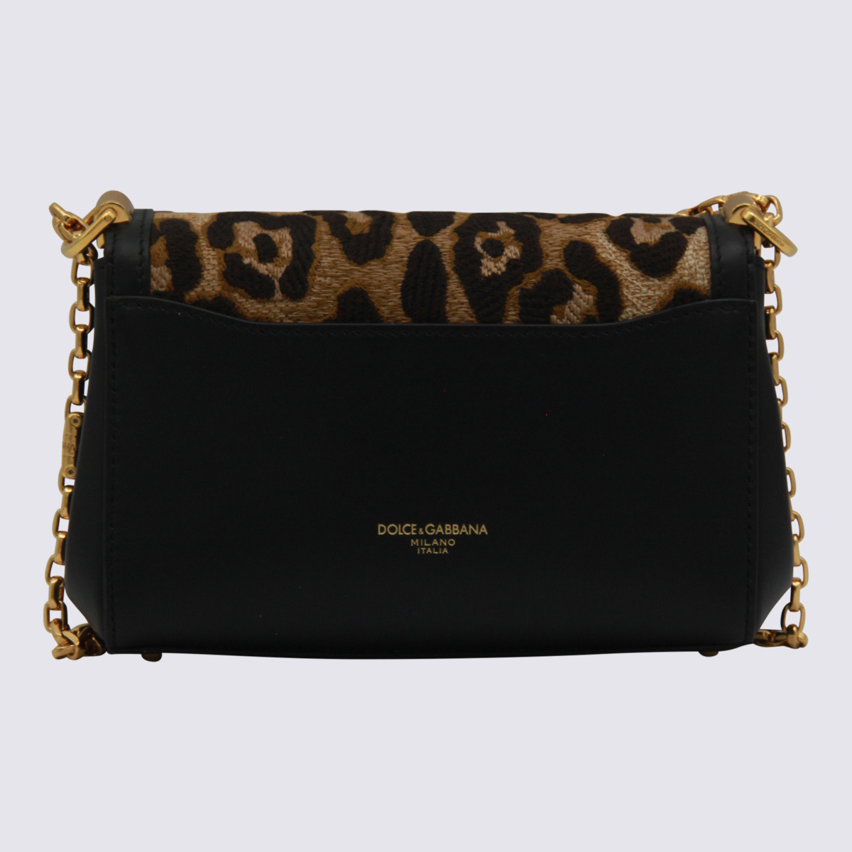 Dolce & Gabbana Marlene City Mini Bag With Thread Embroidery In Black