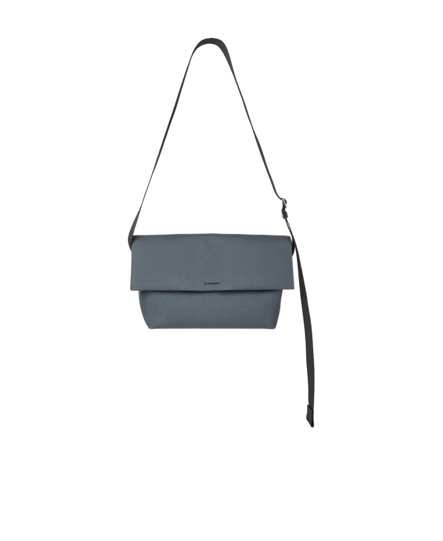 Jil Sander Utility Shoulder Bag In Blue