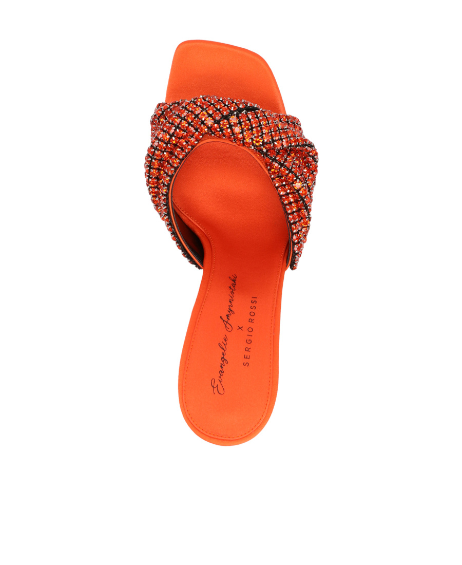 Sergio Rossi X Evangelie Smyrniotaki 105mm Crystal-embellished Sandals In Multicolor