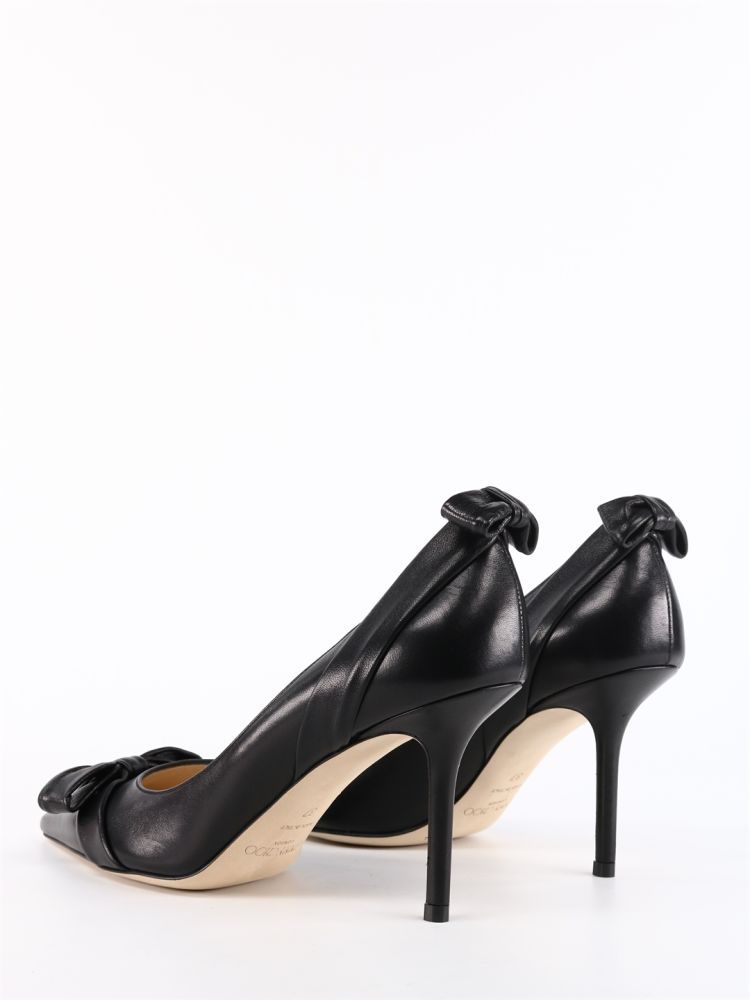 Jimmy Choo Black Pointed High Heels In Black