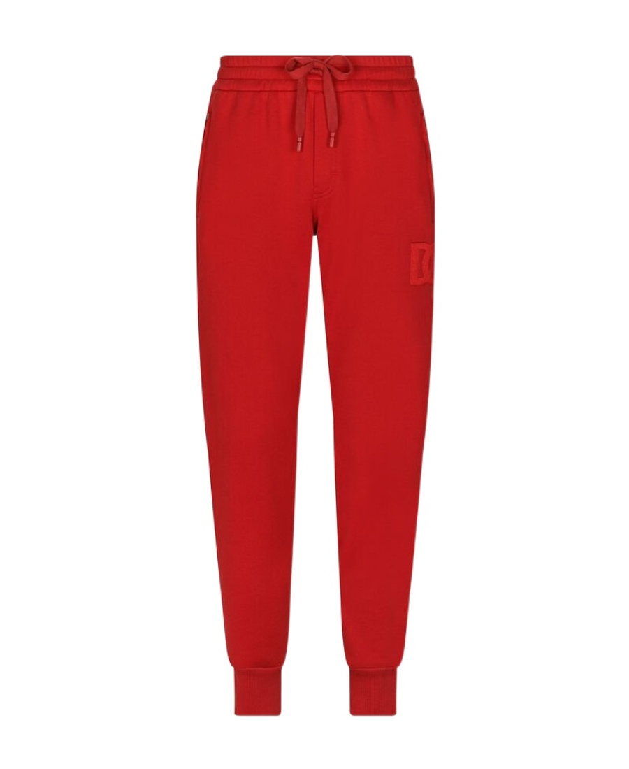 Dolce & Gabbana Drawstring Track Pants In Red