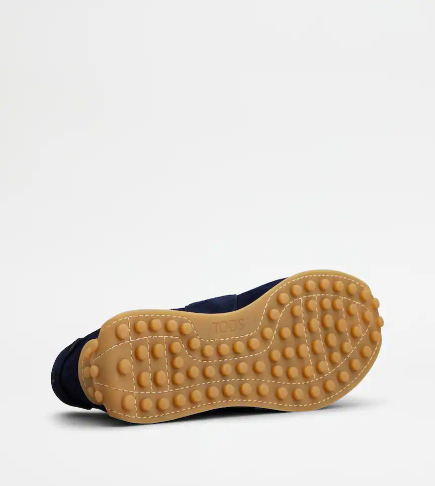 Tod's Lace Up Sneakers In Blue