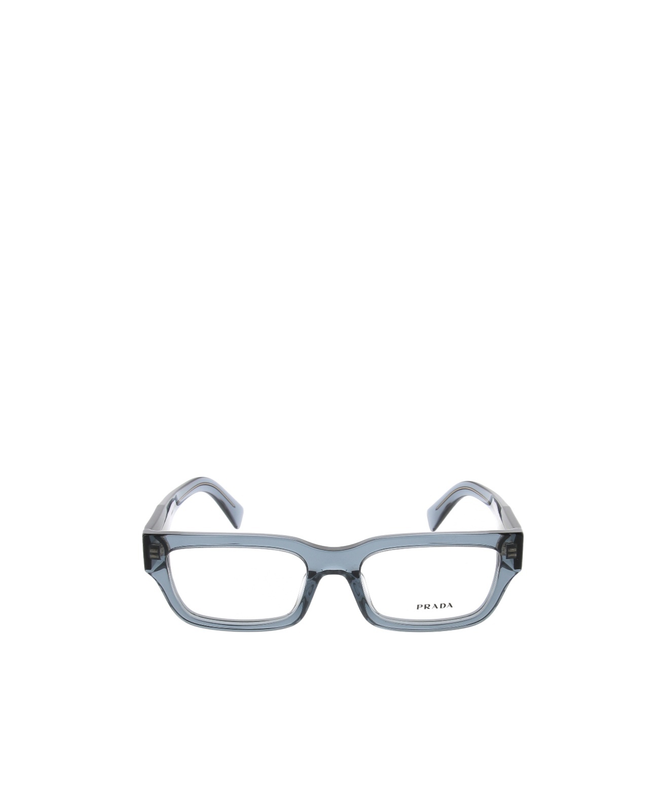 Prada Full Frame Plain Mirror In Brown