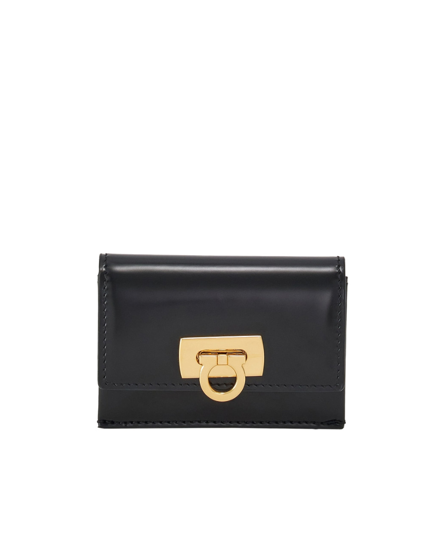 Ferragamo Portafoglio 220434760658 Nero In Black