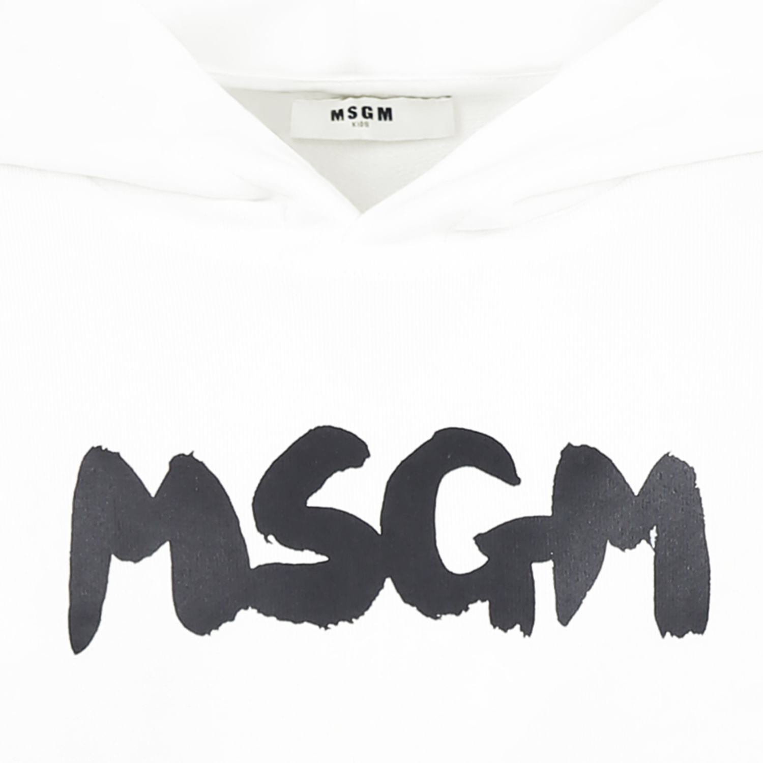 Msgm Long-sleeved Sweater In White