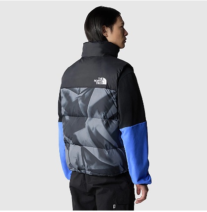 The North Face 1996 Vintage Nuptse Vest Down Jacket In Black