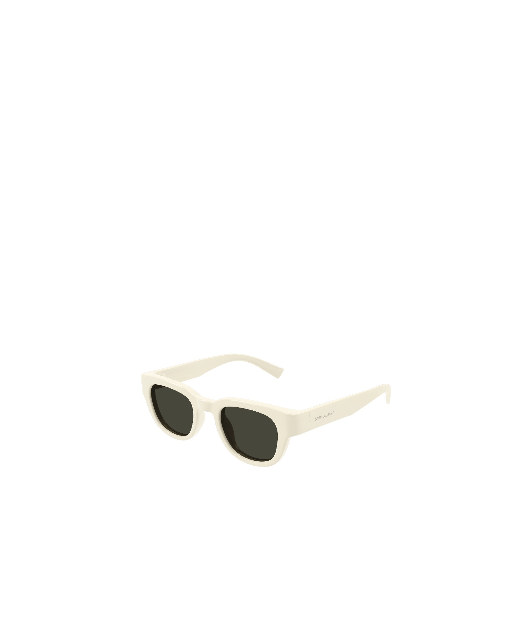 Saint Laurent Square-frame Sunglasses In White