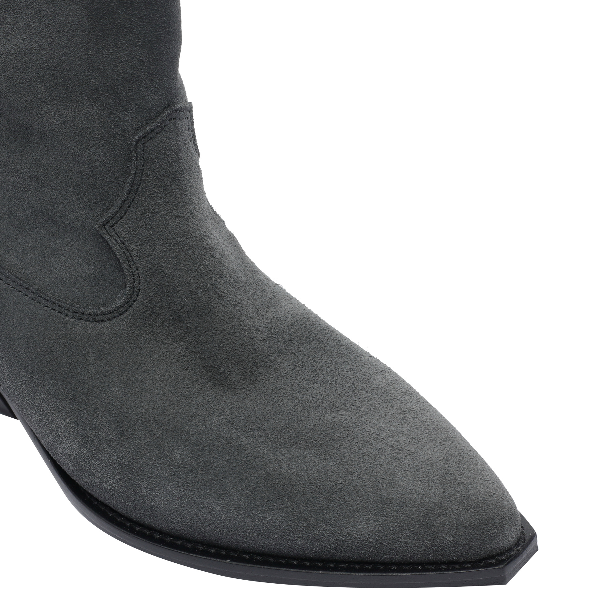 Isabel Marant Duerto Pointed-toe Suede Heeled Cowboy Boots In Multi