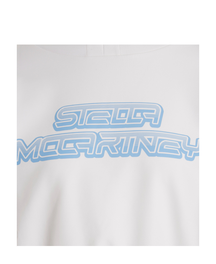 Stella Mccartney Women's Sweatshirt With Logo Print In White