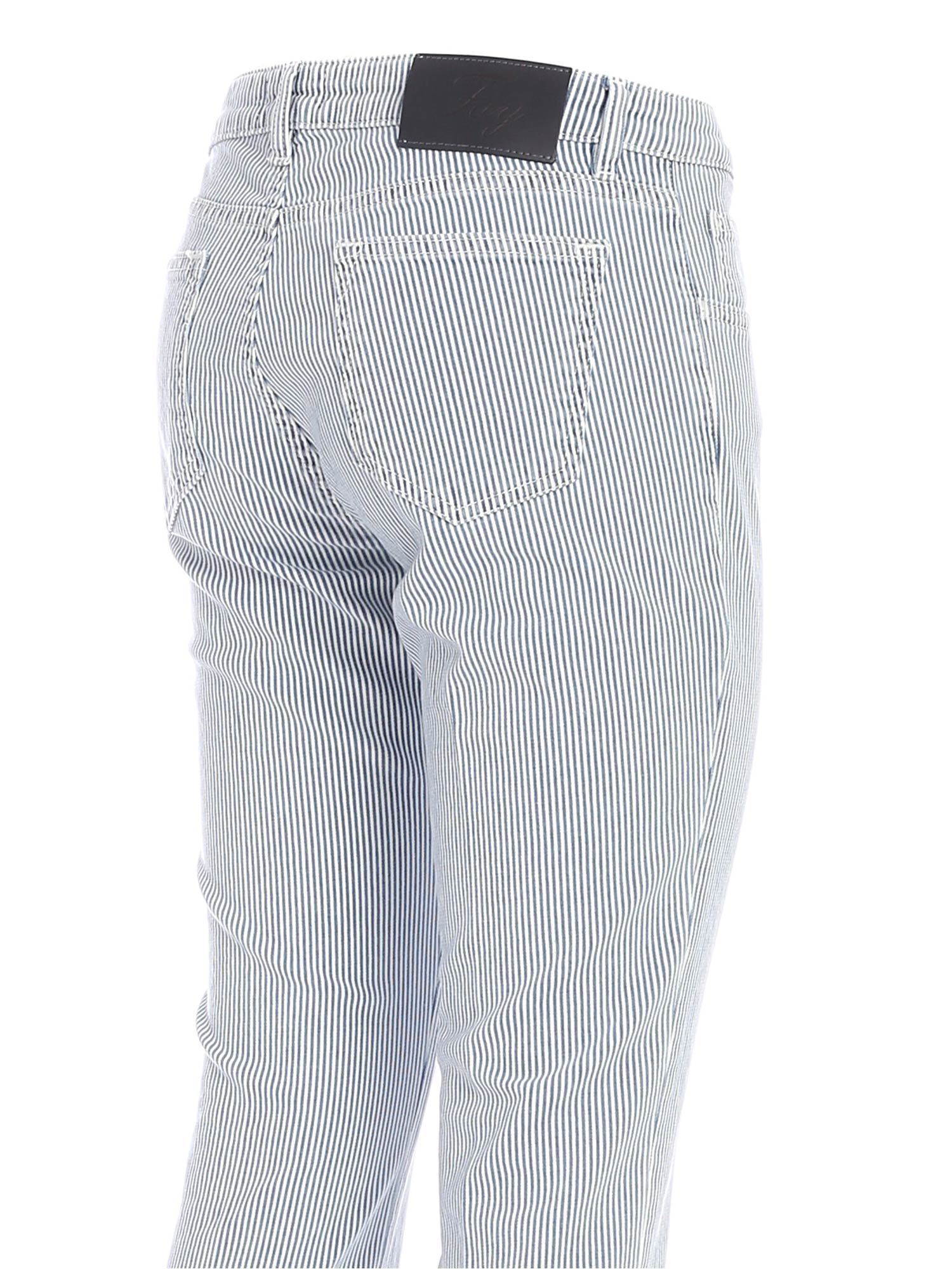 Fay Middle Waist Miniature Jeans In White