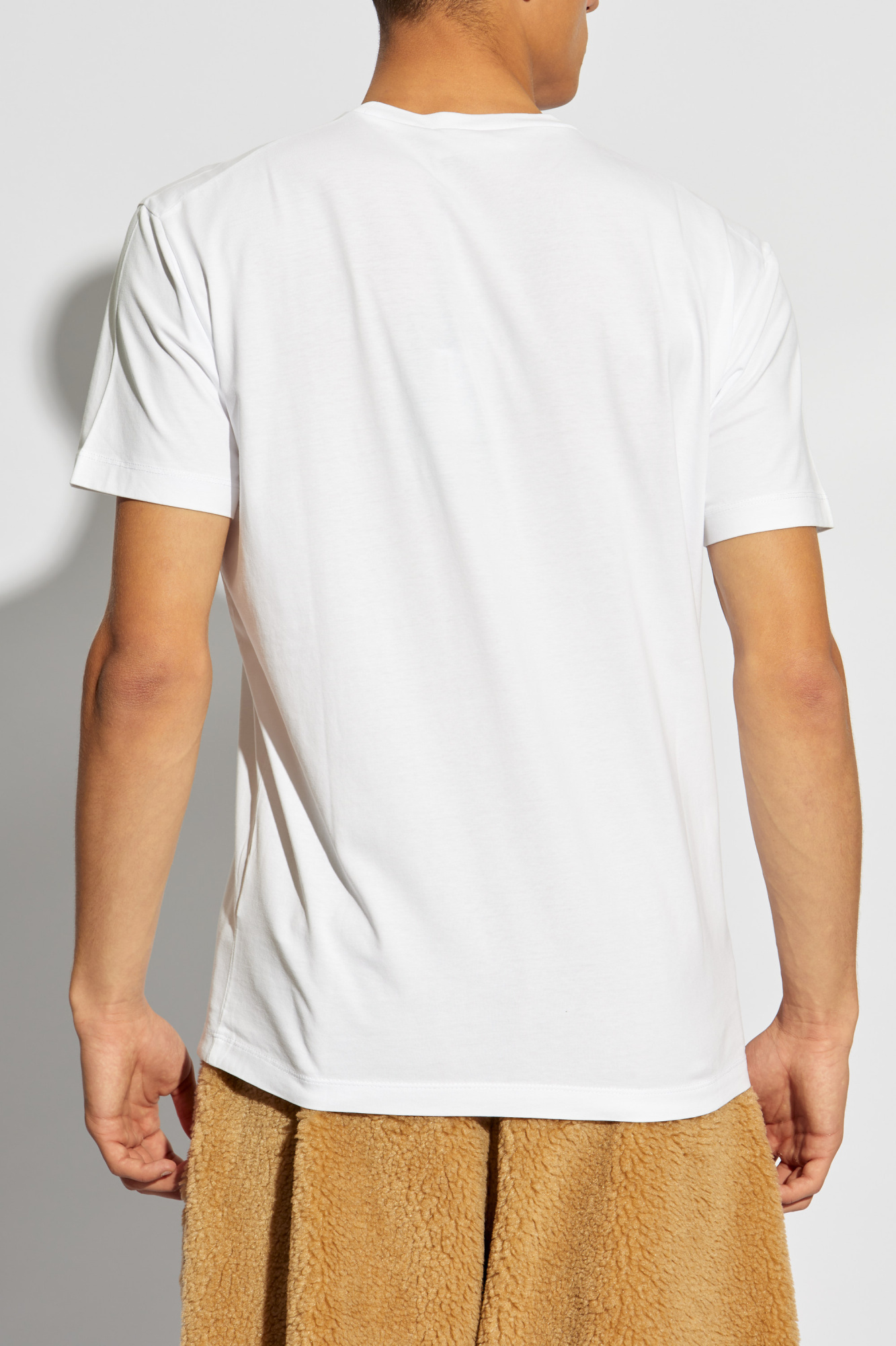 Dsquared2 Crew Neck T-shirt Bold Front Text In White