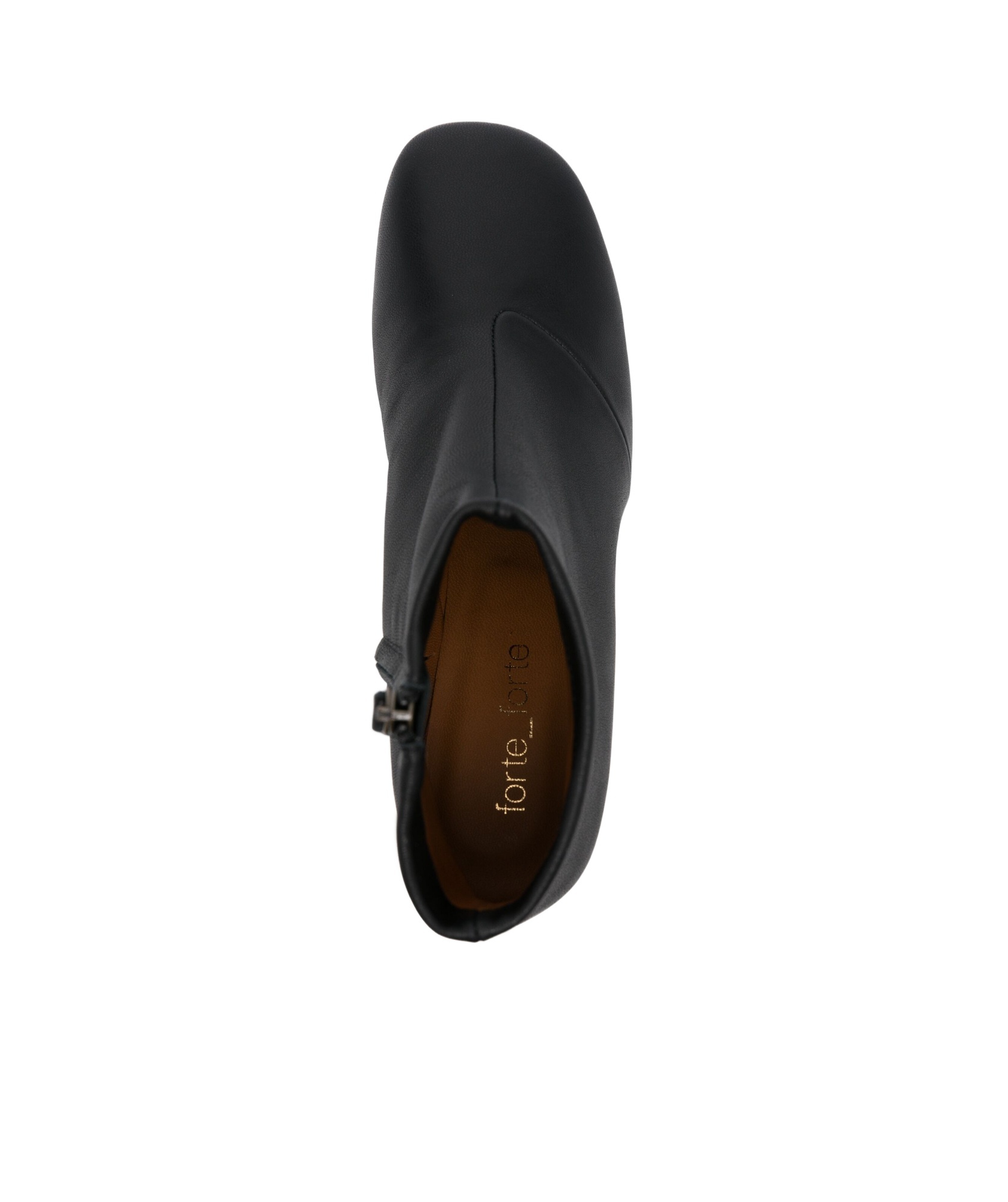 Shop Forte Forte Leather Ankle Boots In Black