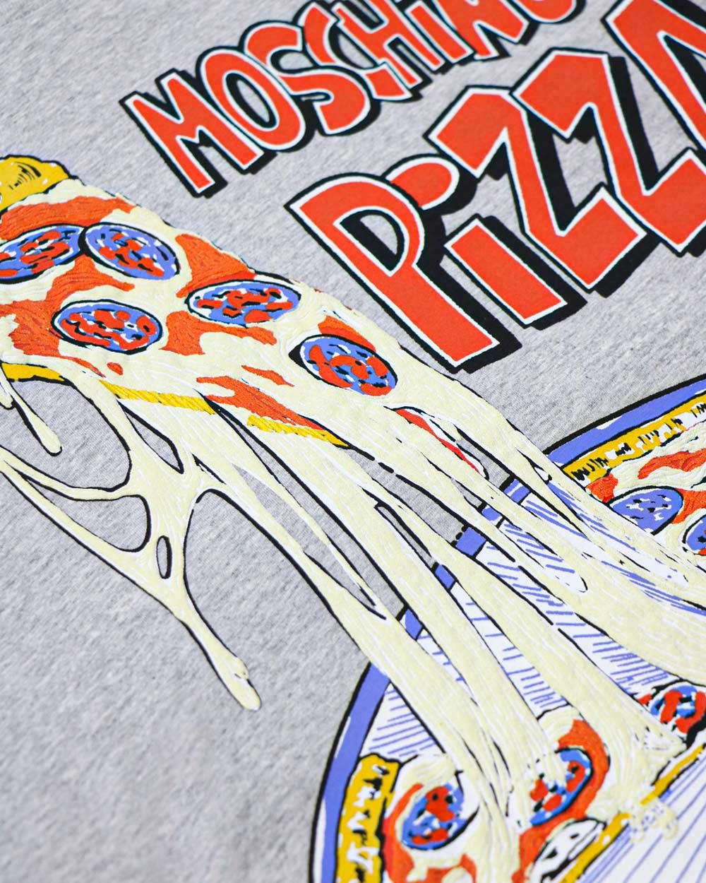 Moschino Printed T-shirt With Round Neck In White