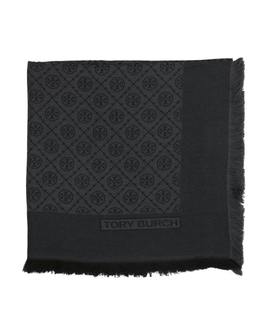 Tory Burch T Monogram Jacquard Traveler Scarf