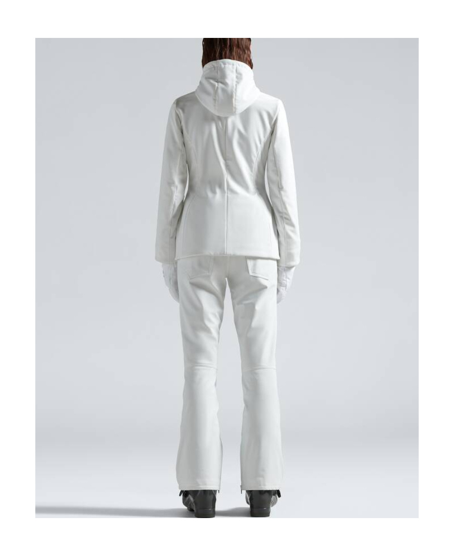 Balenciaga Classic-hood Zip-up Coat In White