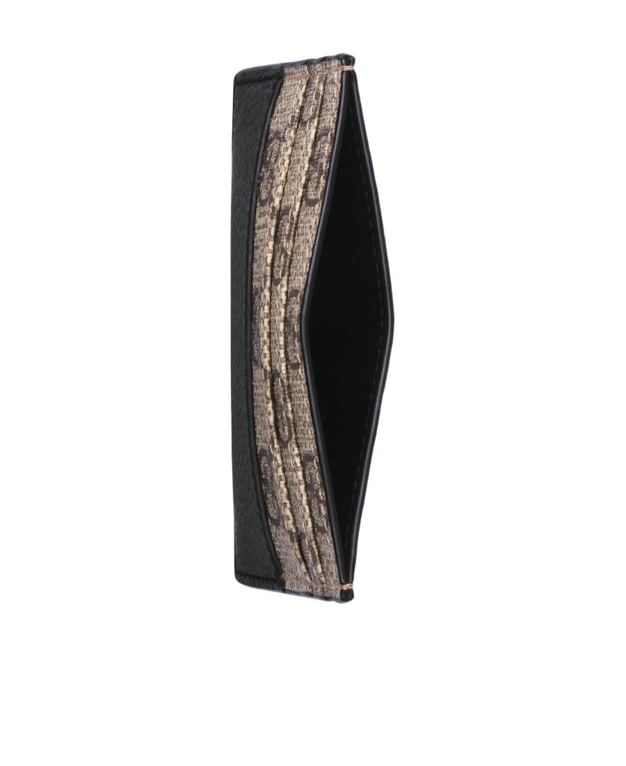 Gucci Logo-print Card Holder In Black