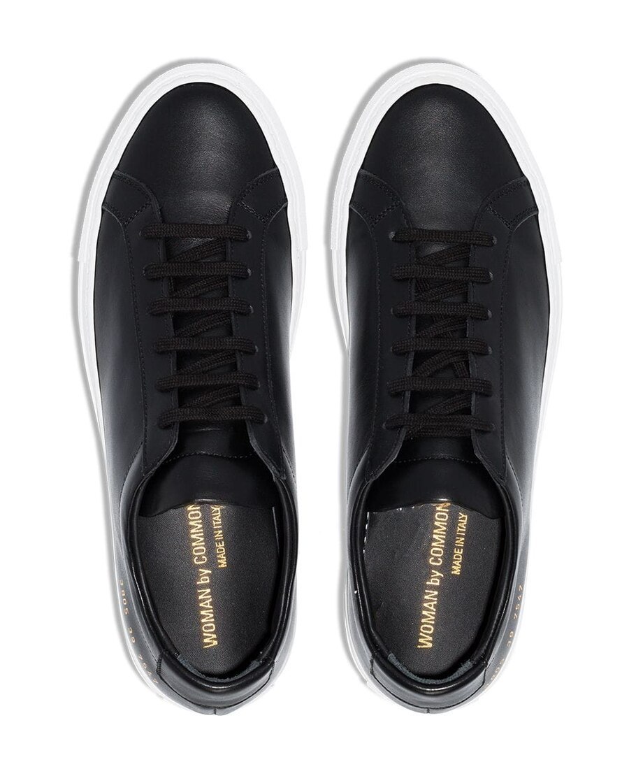 Common Projects Black Achilles Sneakers In Black