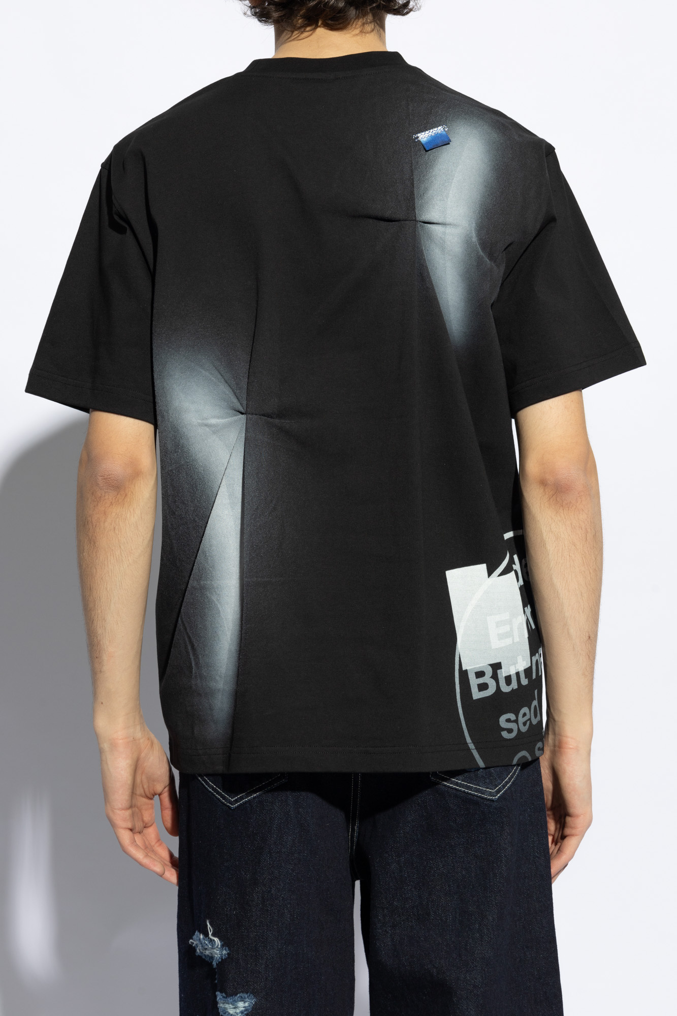 Ader Error Short-sleeved T-shirt In Black