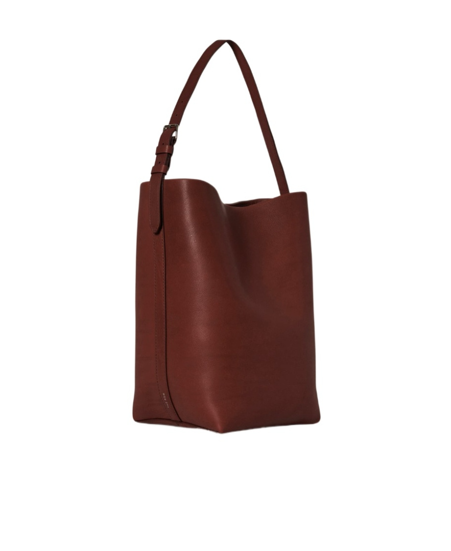 The Row Adjustable Shoulder Bag In Brown