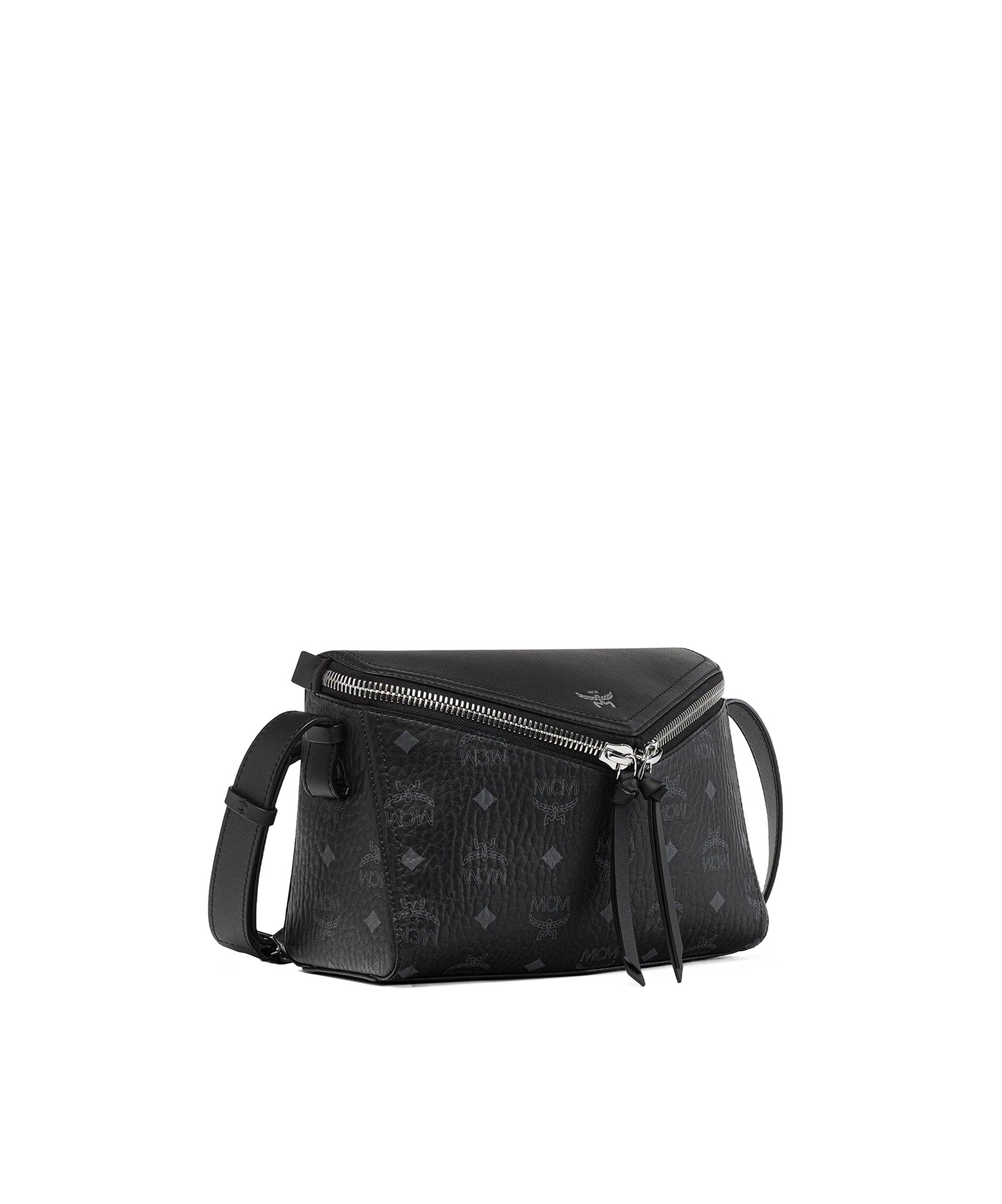 Mcm Diamant 3d Shoulder Bag In Visetos Leather Mix