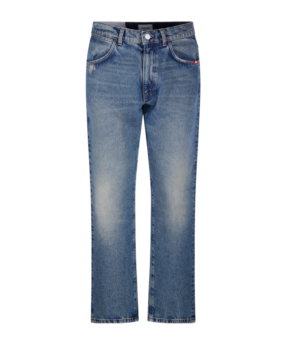 Amish Belt-loop Jeans In Blue