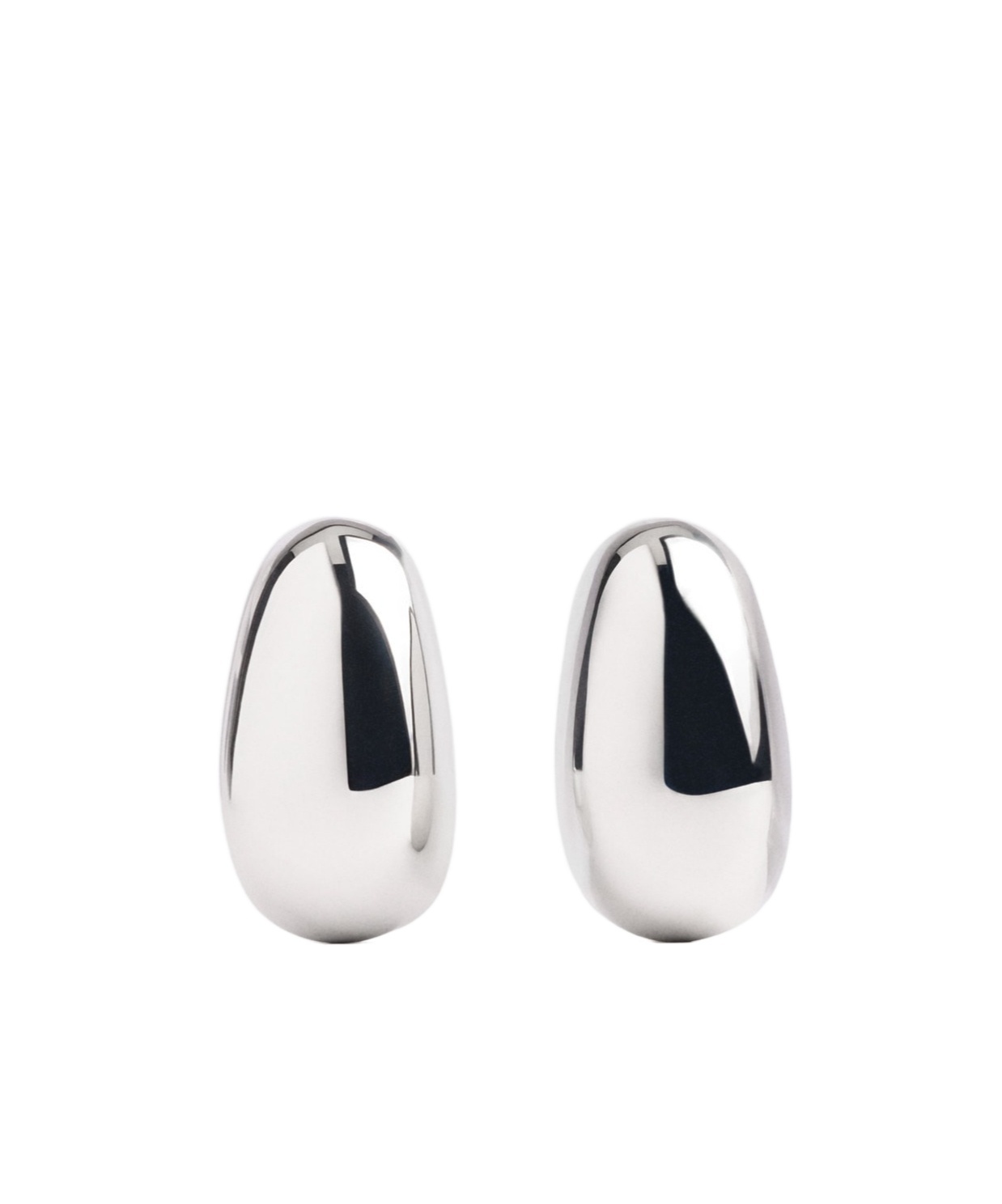 Jacquemus The Curvo Earrings In Metallic