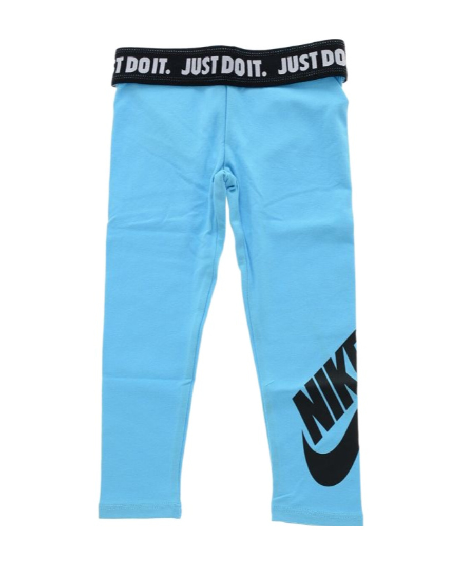 Nike Logo Leggings In Blue