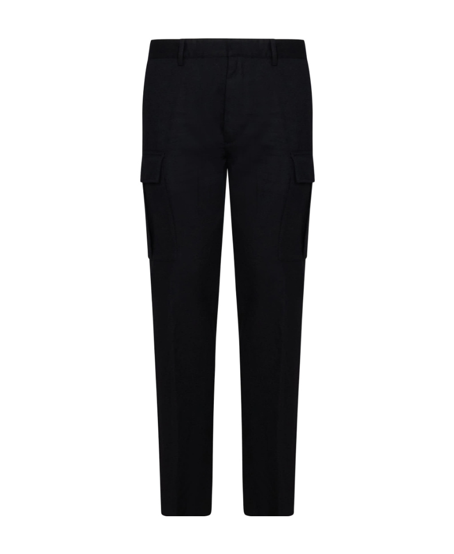 Dsquared2 Mid-rise Tapered Trousers In Black