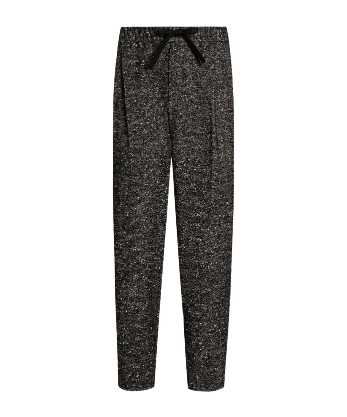 Dolce & Gabbana Side-pockets Drawstring Trousers In Black