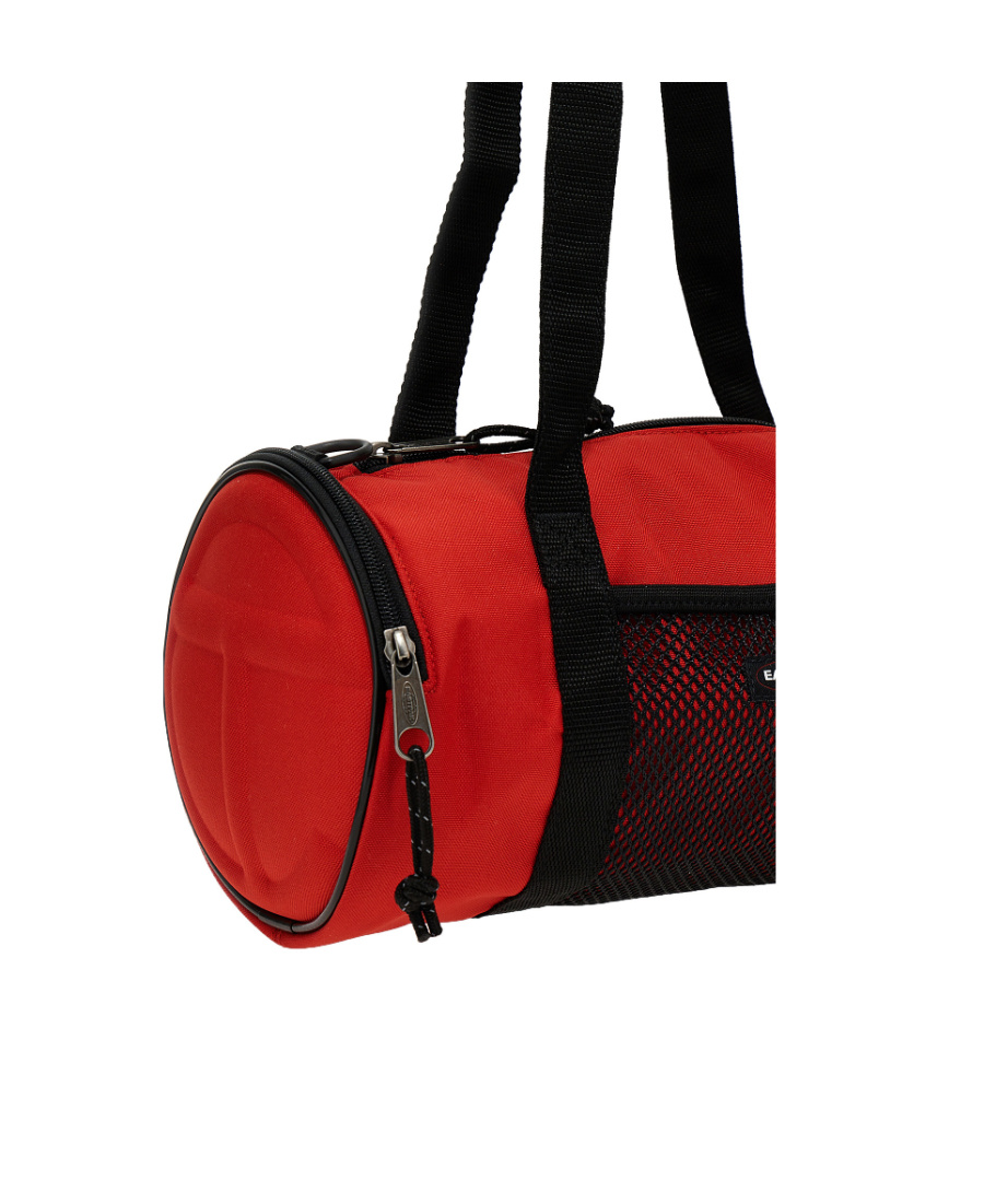 Eastpak X Telfar Medium Duffle Logo Patch Shoulder Bag In Black