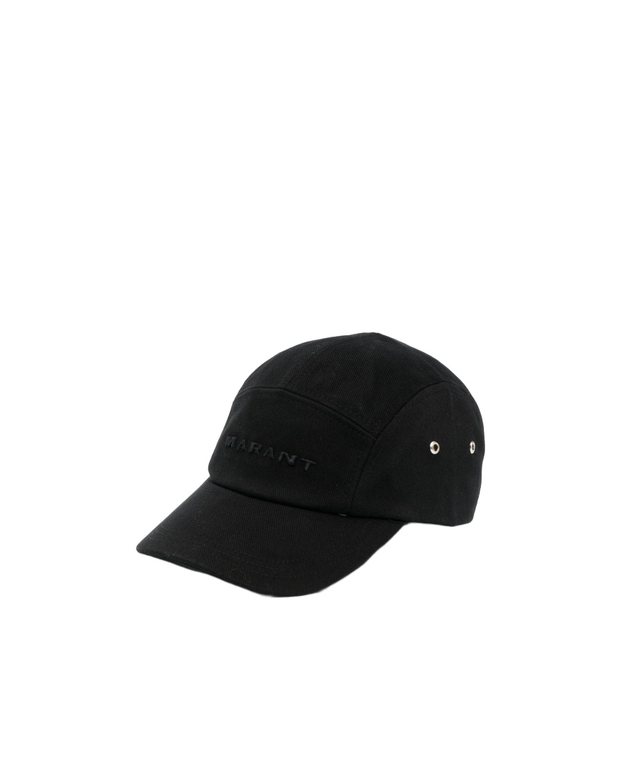 Isabel Marant Logo-embroidered Cotton Baseball Cap In Black