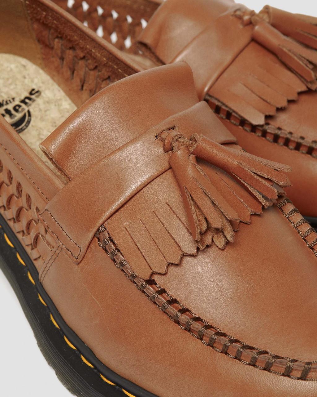 Dr. Martens' Tassel-detail Leather Loafers In Brown