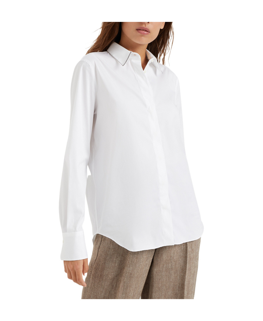 Brunello Cucinelli "shirt With Shiny In White