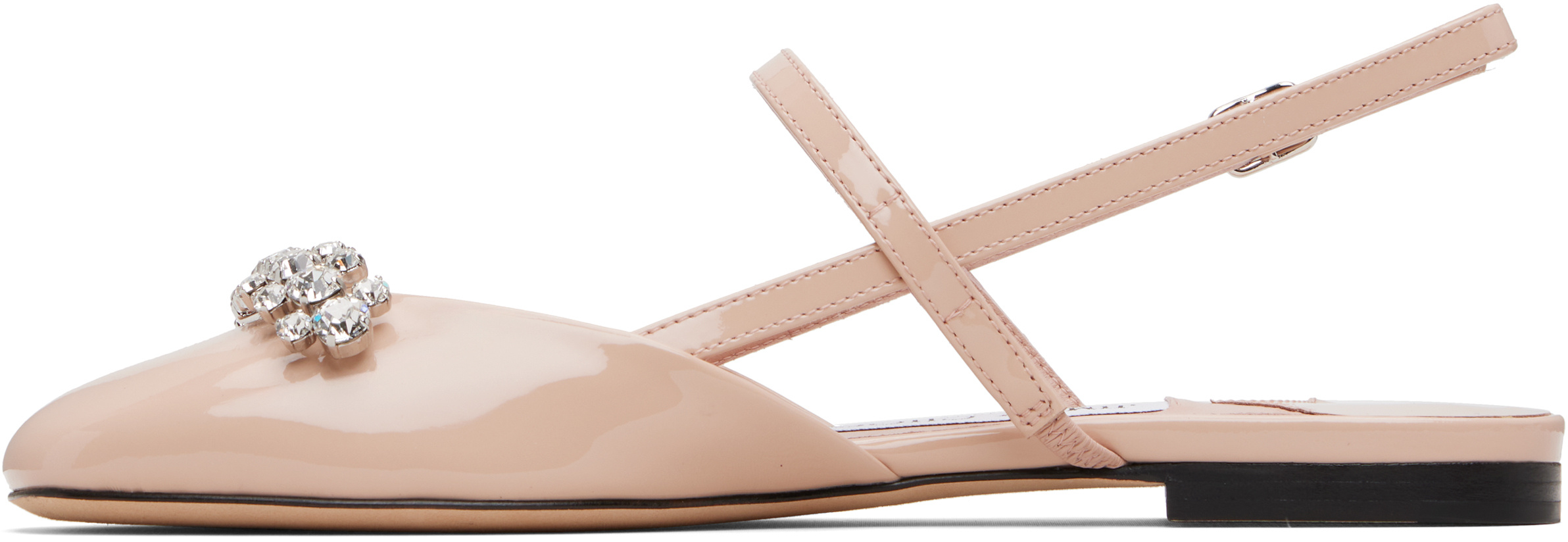 Jimmy Choo Belinda Slingback Flats In Pink